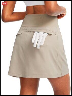 Women's High Waisted Athletic Skort with 5 Pockets for Tennis Golf Running